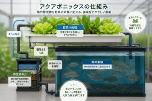 アクアポニックスによる循環型農業システム